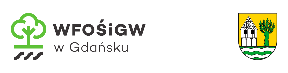 Logotyp Wojewódzkiego Funduszu Ochrony Środowiska i herb gminy Stare Pole