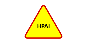Znak ostrzegawczy HPAI