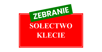 Zebranie w Sołectwo Klecie