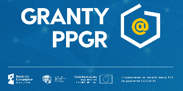 Grafika promująca projekt Granty PPGR